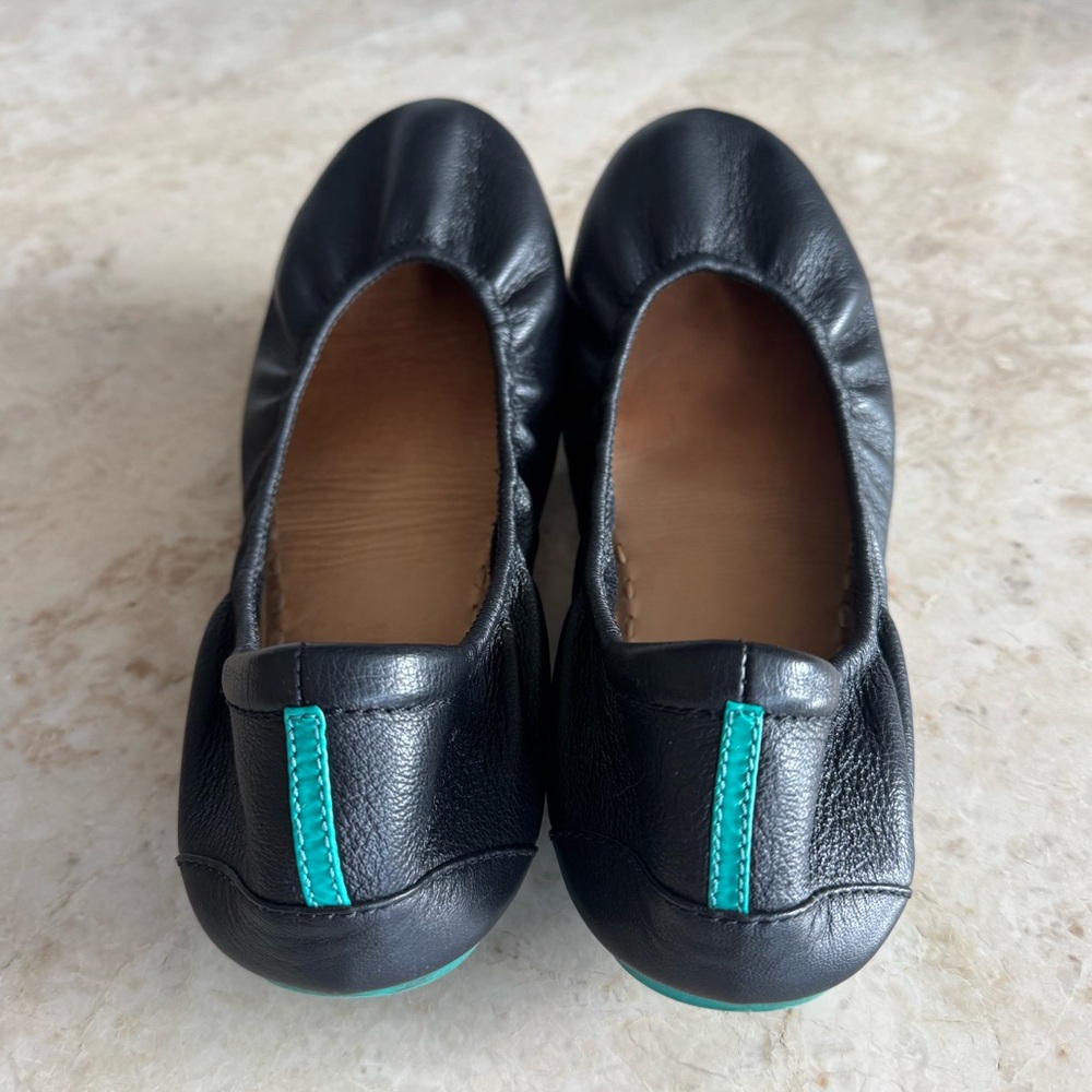 Black Classic Leather Tieks sz10